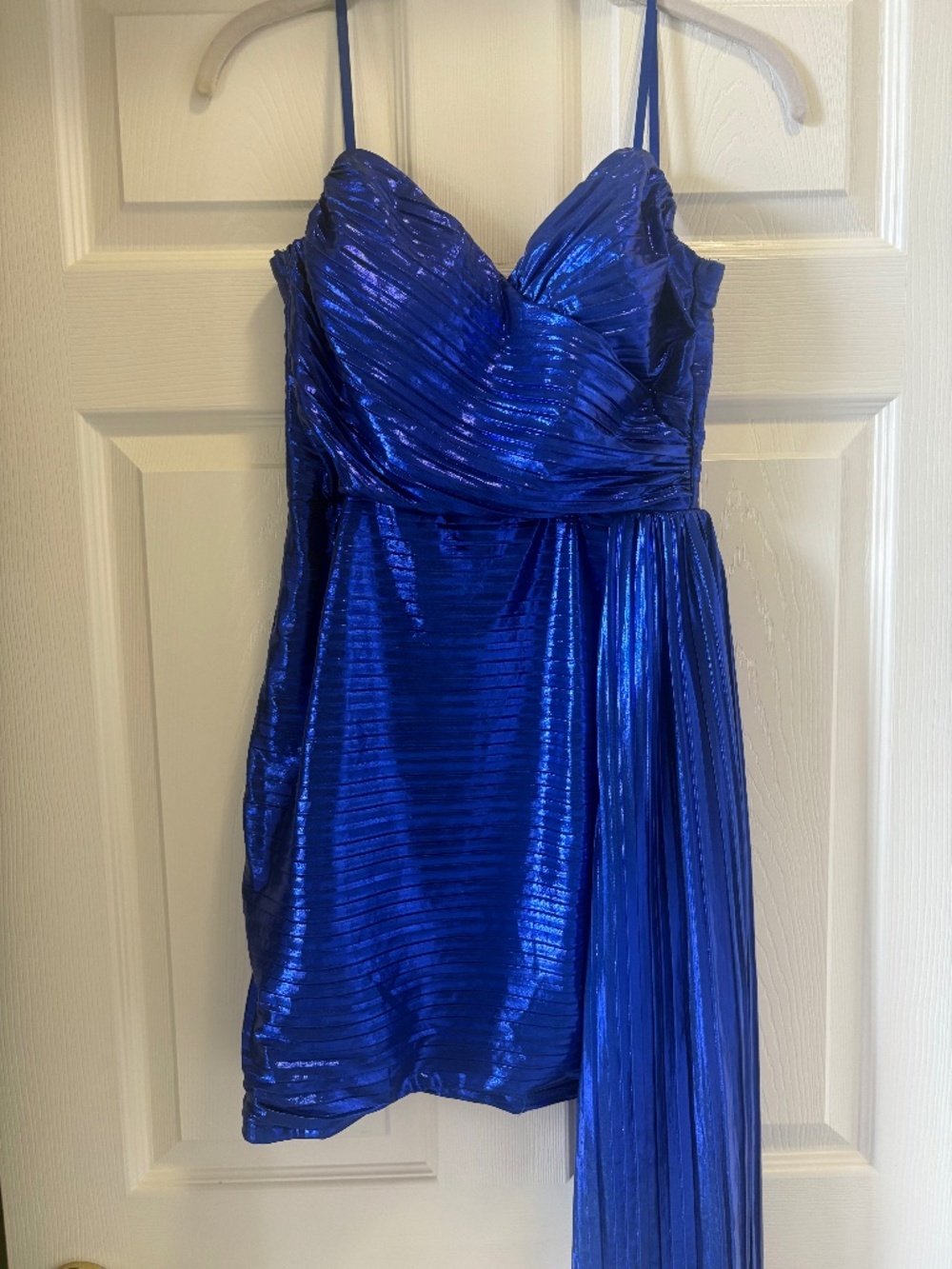 Blue cocktail dress